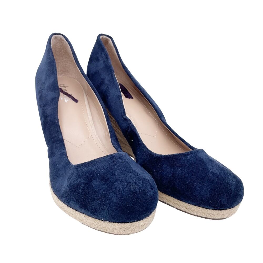 Charles By Charles David Women's Simple Navy Sued… - image 1